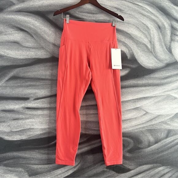 Lululemon Align High-Rise Pant with Pockets 25" Pale Raspberry PINK size 10‎ NWT - Picture 1 of 6